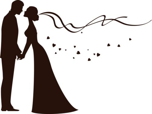 Bride n groom clipart