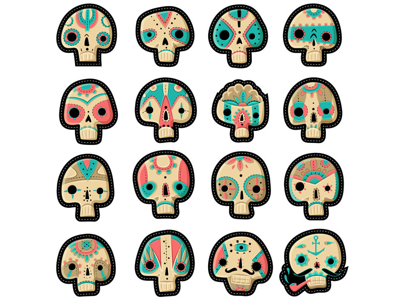 skulls by Helen Adamova - Dribbble