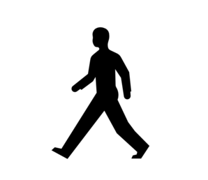 Person Walking Clipart - Tumundografico