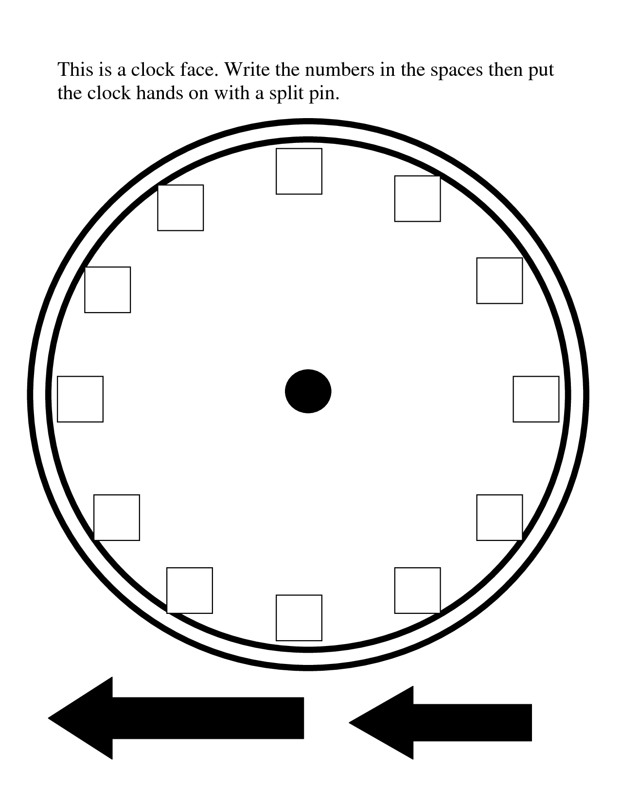 Analog Clock Without Hands Worksheets 74767 | DFILES