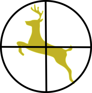 Hunting Cross Hairs clip art - vector clip art online, royalty ...
