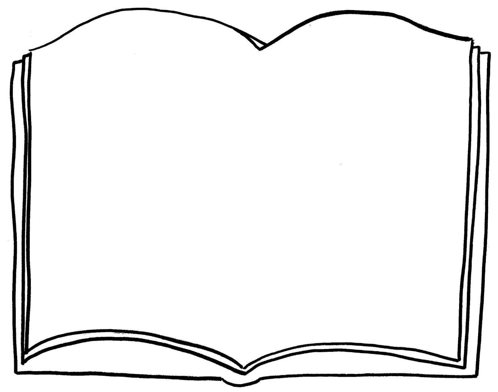 open book clipart black and white - photo #27