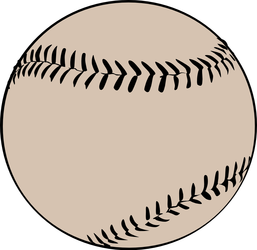 Clip Art: baseball offwhite wall paper scallywag ...