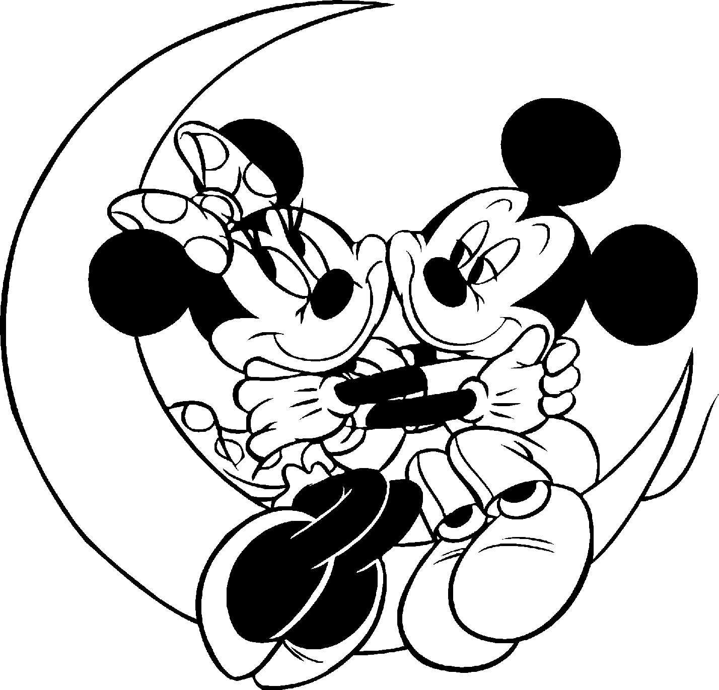 Free Printable Disney Mickey Mouse Cartoon Coloring Pages