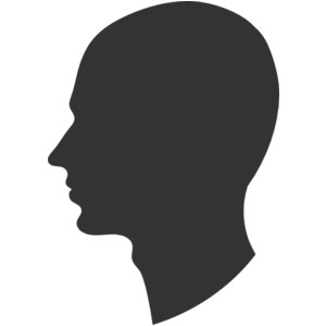 Head silhouette clip art