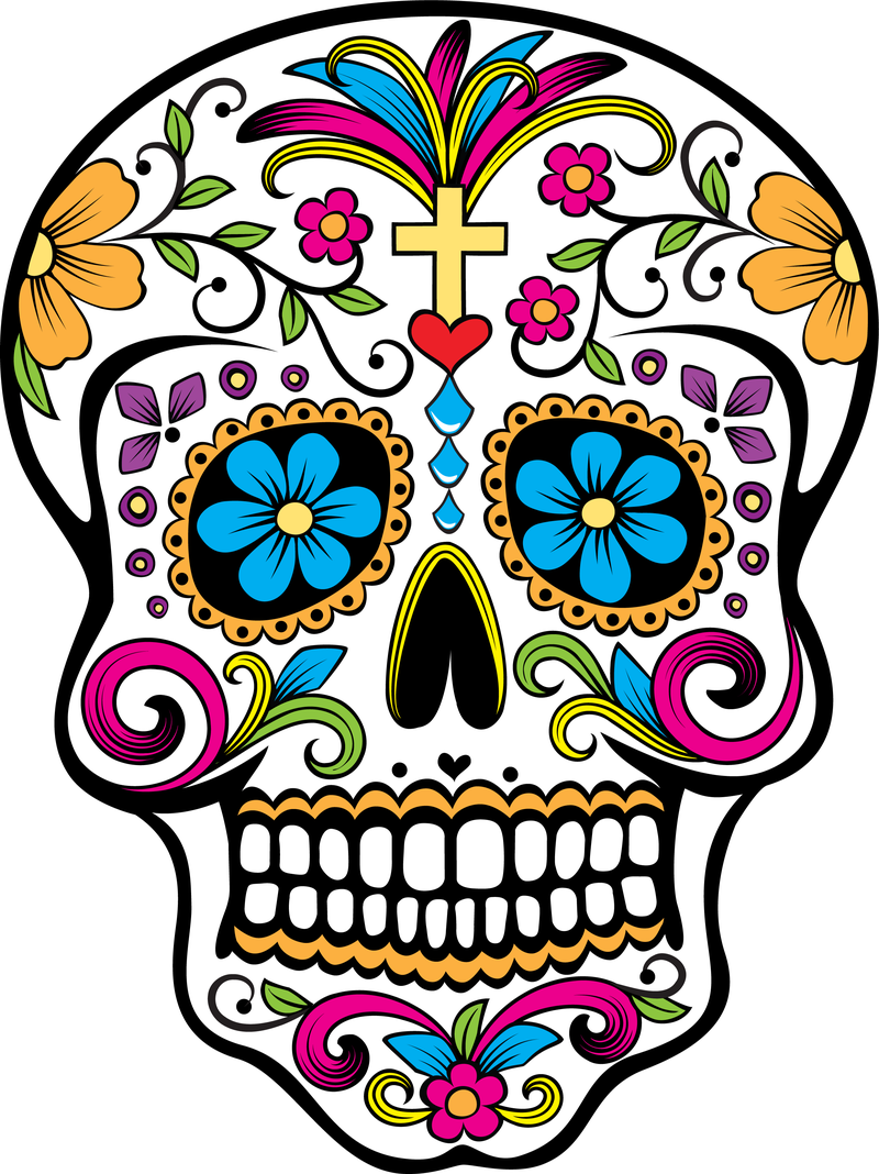 Sugar skull clip art