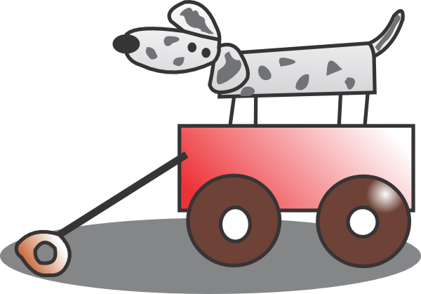 Wagon Clipart Black And White - Free Clipart Images