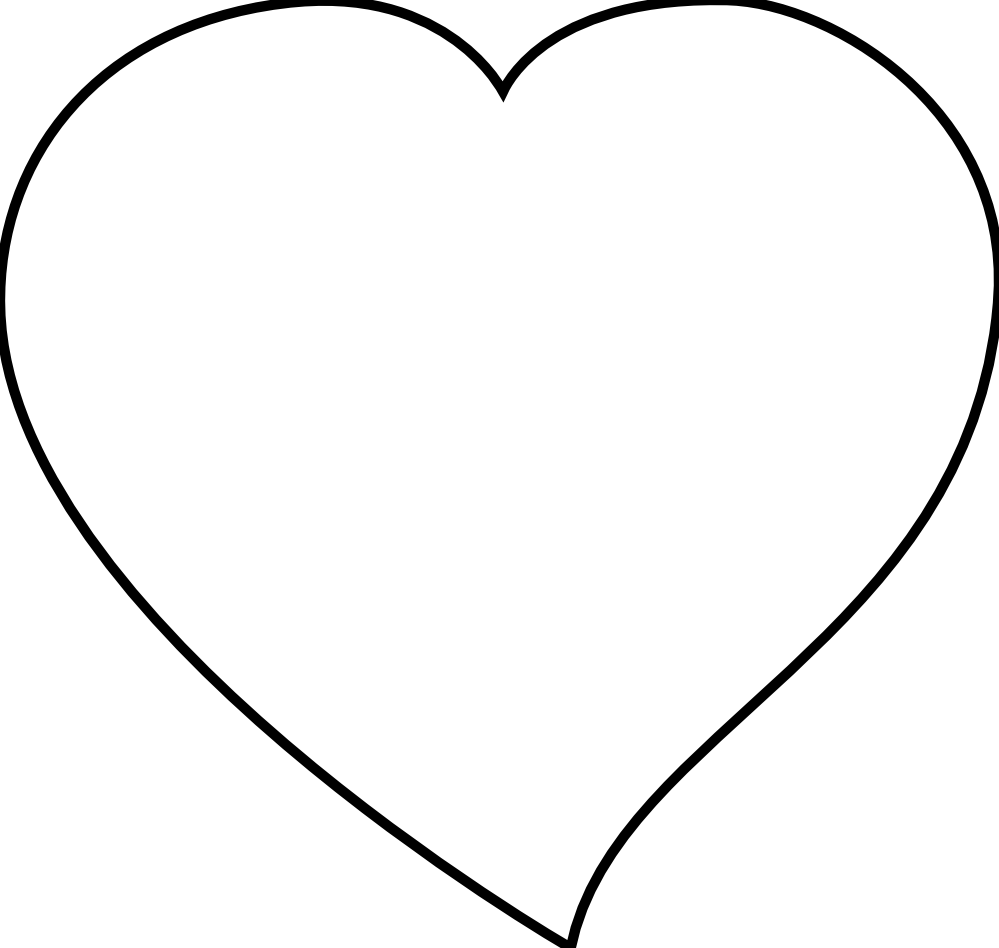 White Heart Clipart