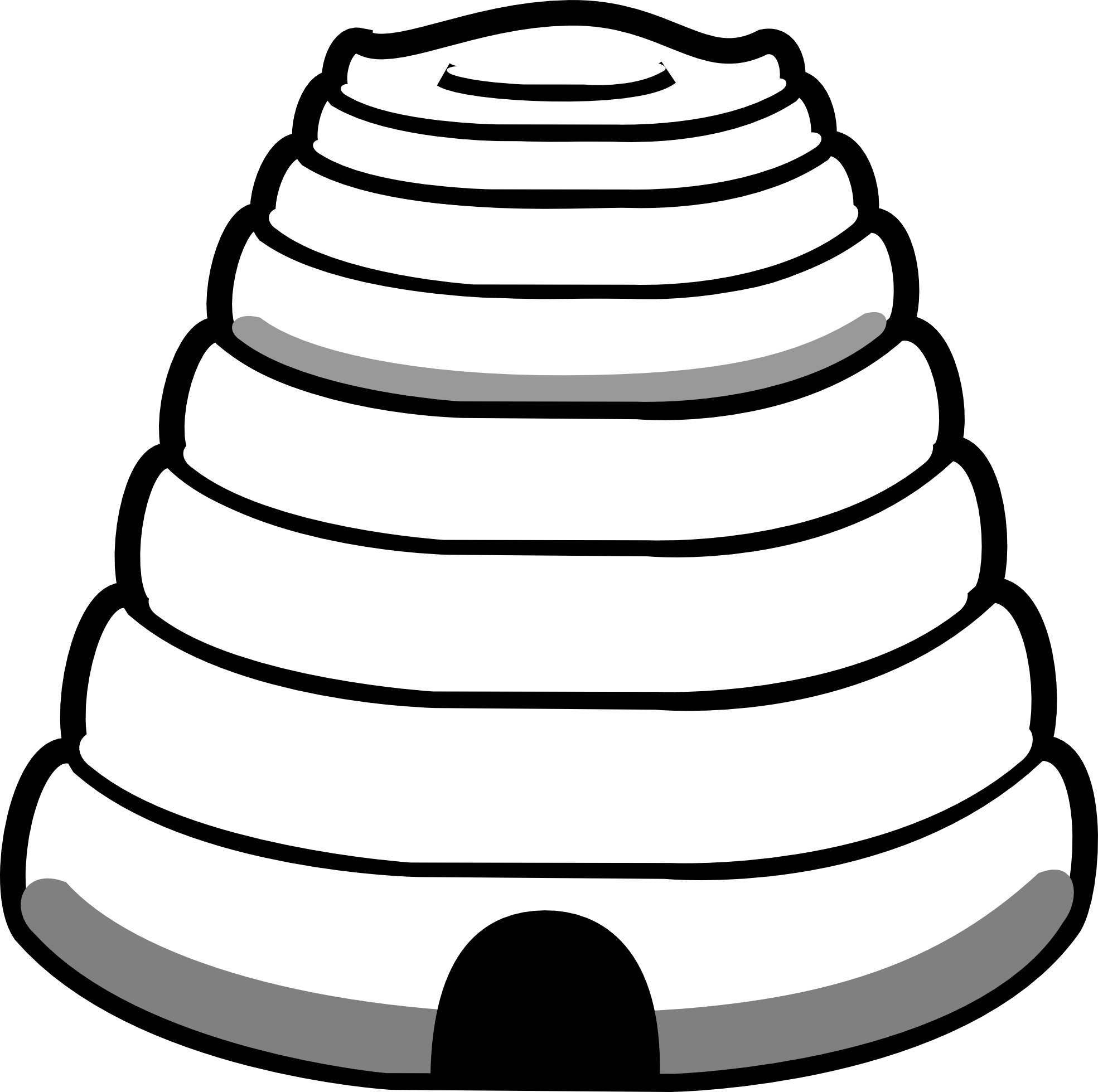 Bee hive clip art black and white