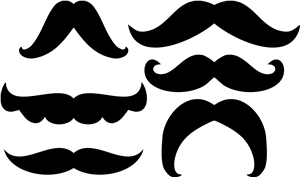 Moustache Silhouette - ClipArt Best