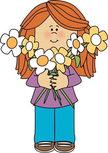 Flower girl clip art