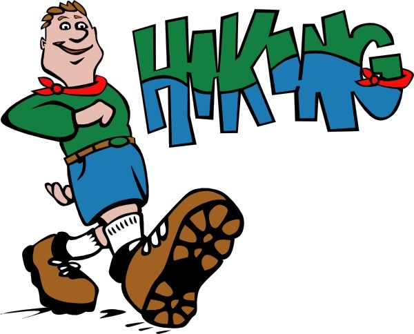 Hiker Hiking clip art Free vector in Open office drawing svg ...