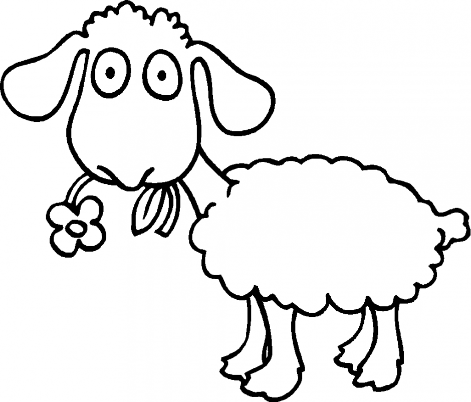 Sheep Line Drawing ClipArt Best 252596 Sheep Coloring Pages ...