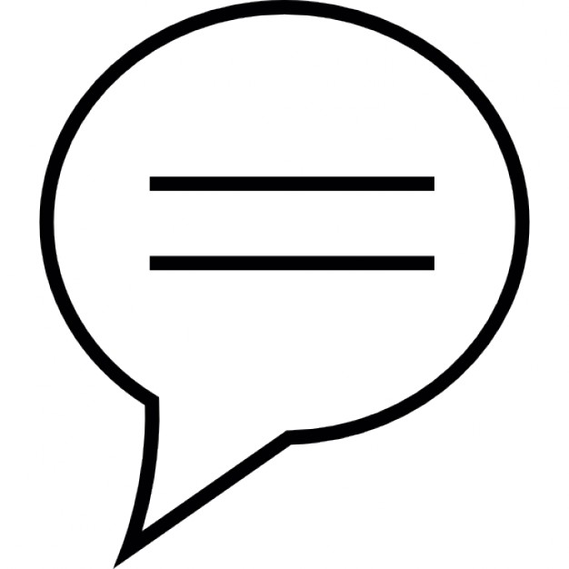 Speech bubble with two dialogue lines Icons | Free Download