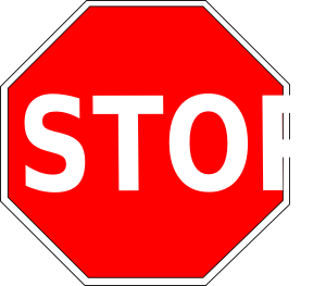 Stop Sign clip art Free Vector