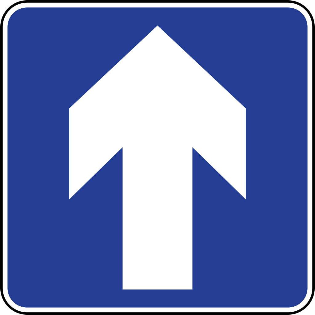 File:Brunei road sign - One Way Street (forward).svg - Wikimedia ...