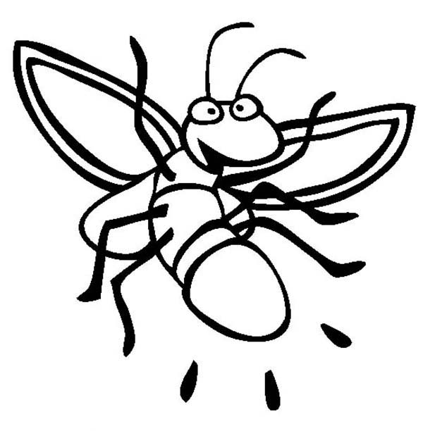 Firefly black and white clipart