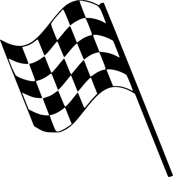 Clipart finish flag