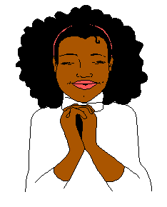 Black clipart woman