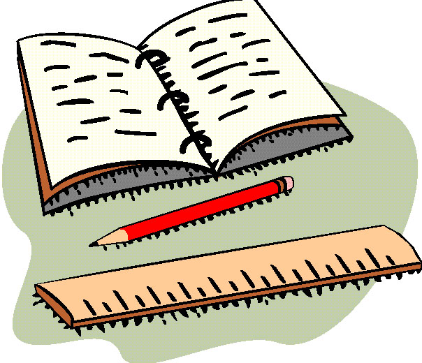 Book And Pencil Clipart