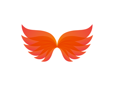 Phoenix wings logo design symbol by Alex Tass, logo designer ...