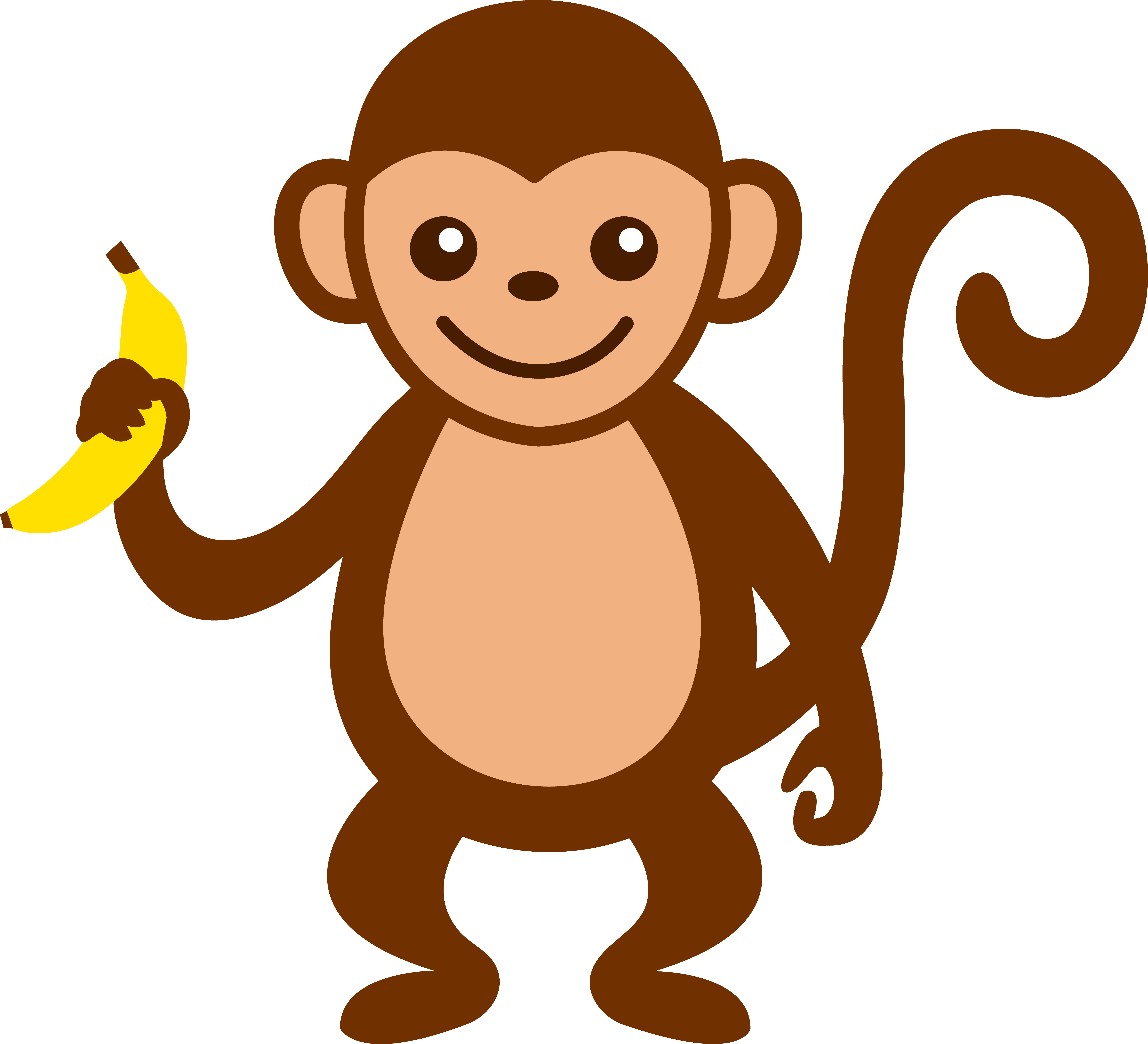 Cute Cartoon Pictures Of Monkeys - ClipArt Best