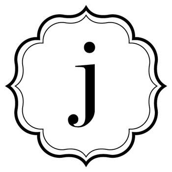 J monogram clipart