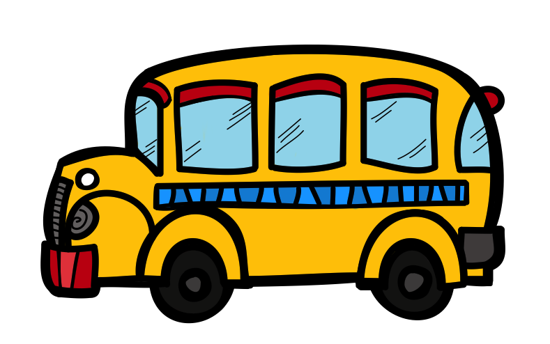 School bus clipart for kids
