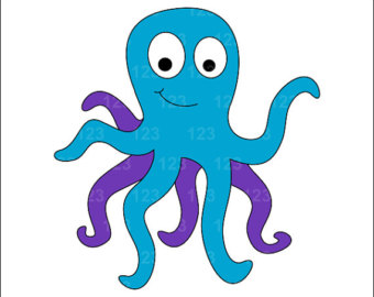 Octopus clipart silhouette