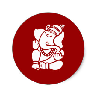 Lord Ganesha Stickers | Zazzle