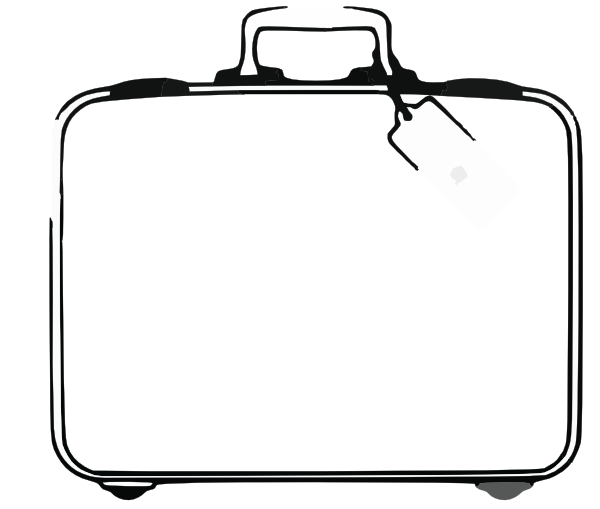 Blank Suitcase - ClipArt Best
