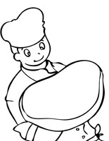 Pizza Toppings Coloring Pages - Handipoints