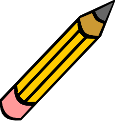 Clipart pencil - ClipartFox