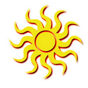 Tribal sun clipart