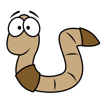 Animated worms clipart
