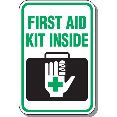 First Aid Kit Inside Symbol Sign | Emedco