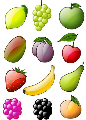 Best Photos of Printable Fruit Shapes - Free Printable Fruit ...