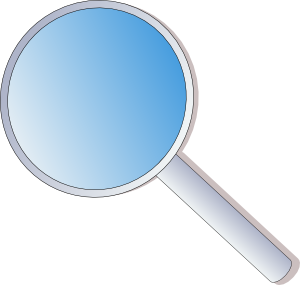 Magnifying Glass clip art Free Vector