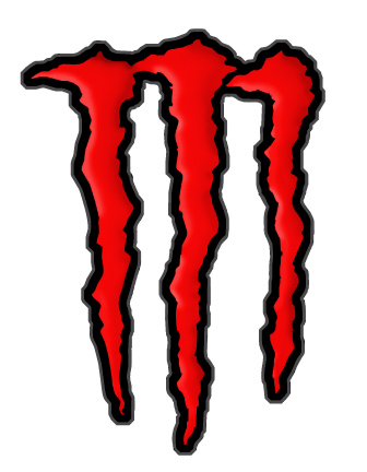 monster energy logo wallpaper red