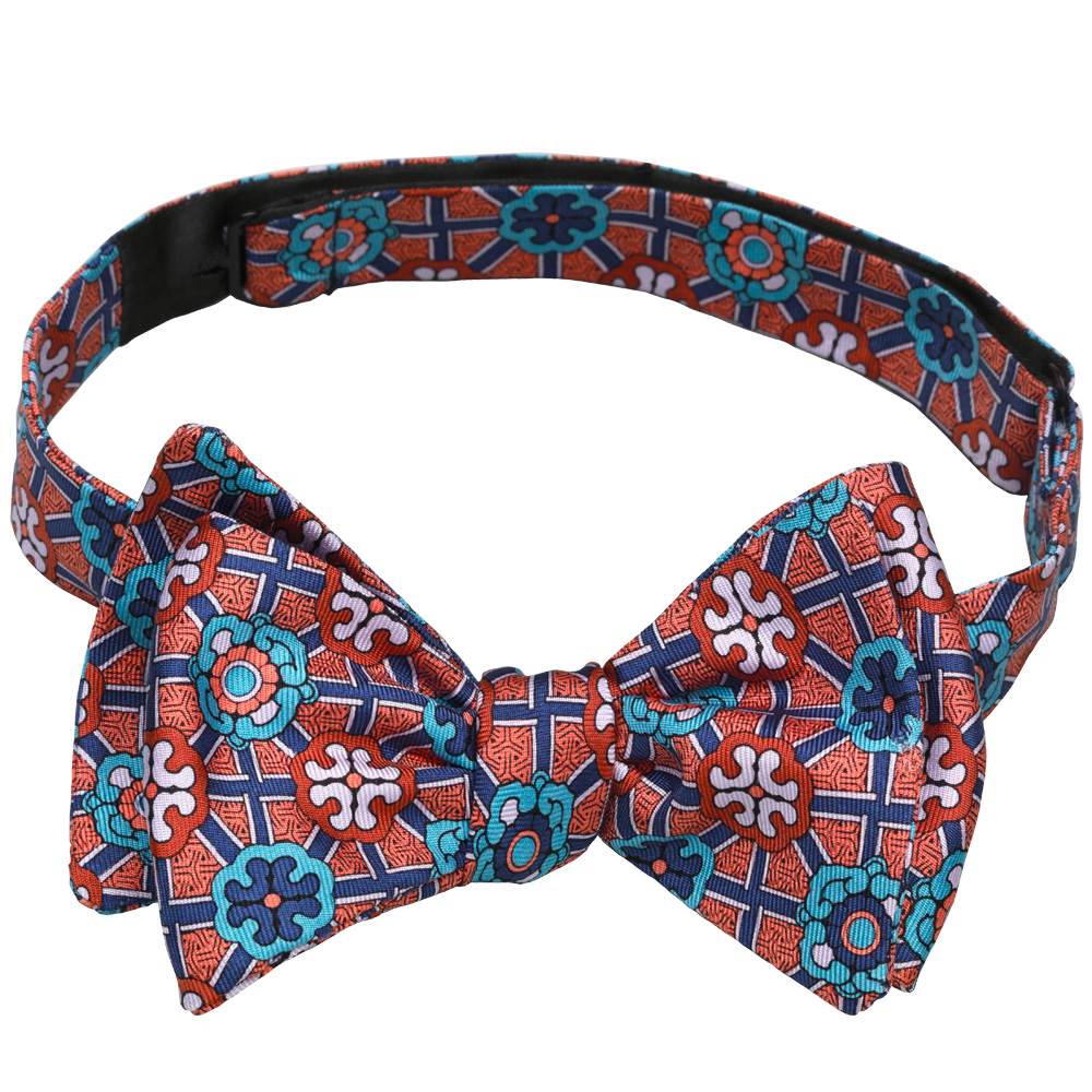 Tibetan Armor Pattern Bow Tie - Ties - Apparel - The Met Store