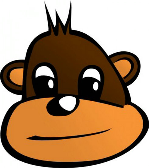 Monkey Head Clip Art | Free Vector Download - Graphics,