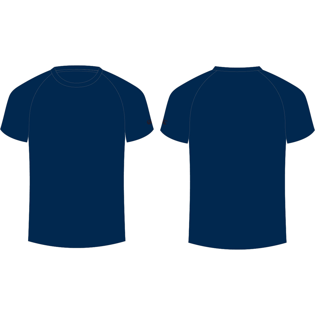 T shirt Plain Back And Front ClipArt Best