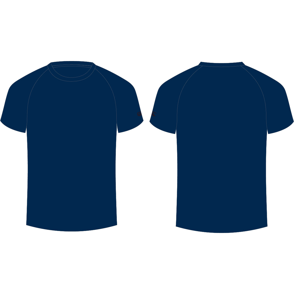 Navy Blue Shirt Template