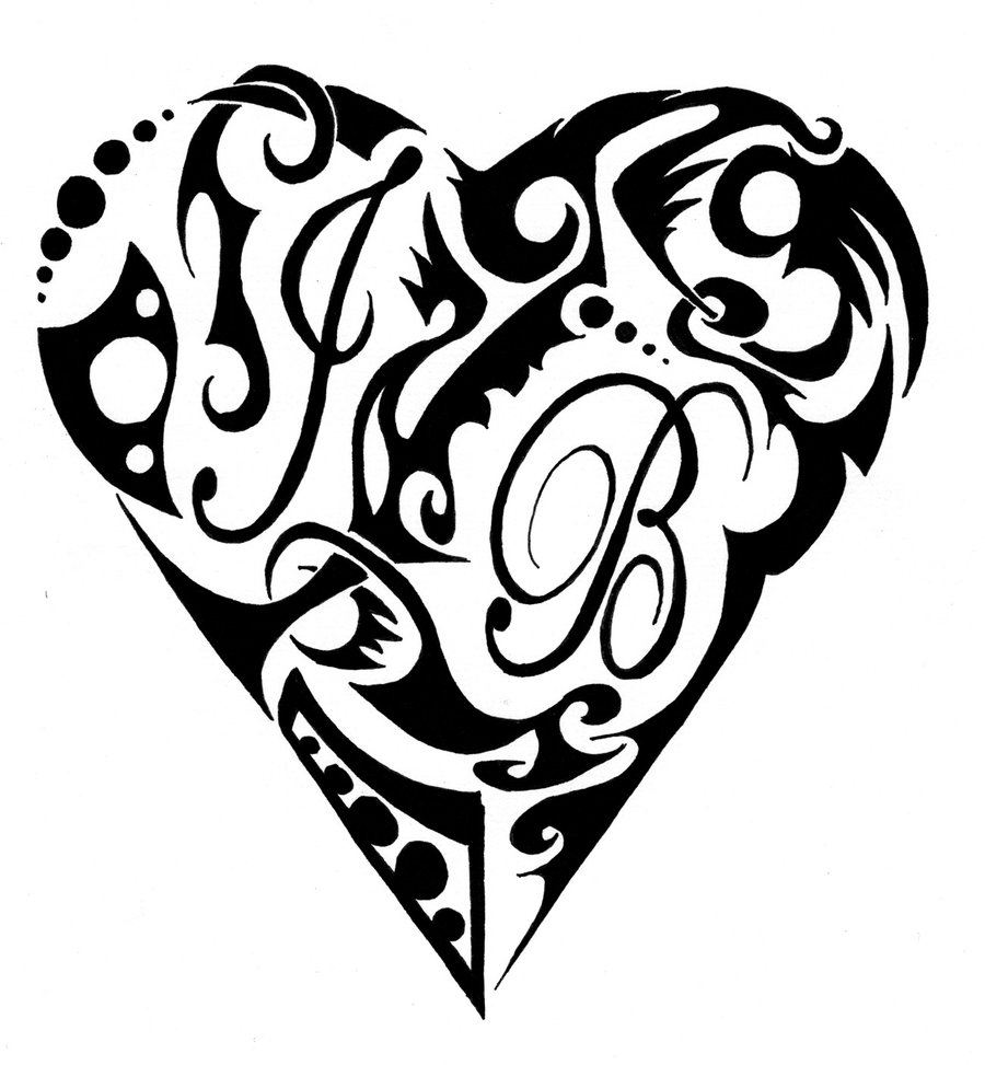 tribal-hearts-clipart-best