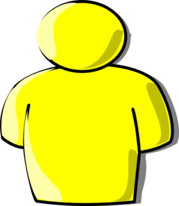 Yellow Person clip art - vector clip art online, royalty free ...