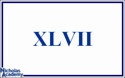 Roman Numeral Flash Cards 46 to 50 XC C D M