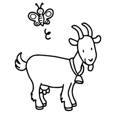 Top 25 Free Printable Goat Coloring Pages Online
