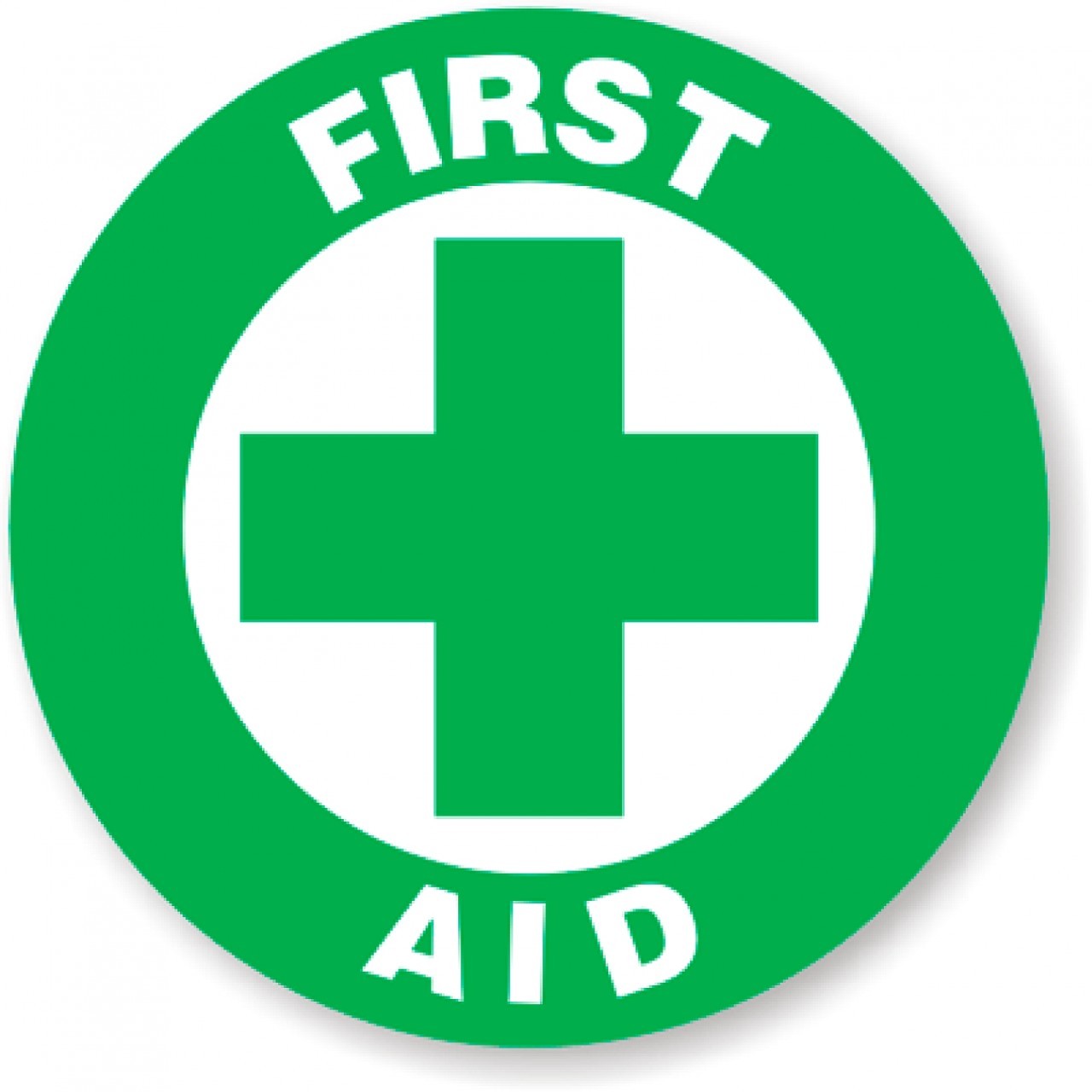 First Aid Sticker - SafetyKore.com