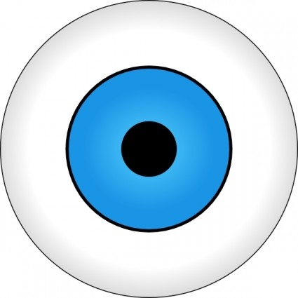 Cartoon Eyeball Clipart