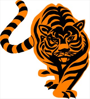 Tiger Head Clip Art